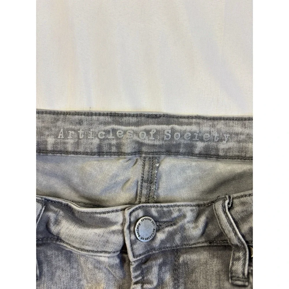 Articles Of Society Women's 29 Gray Trinidad Jeans Sexy Urban Streetwear Y2K 90s